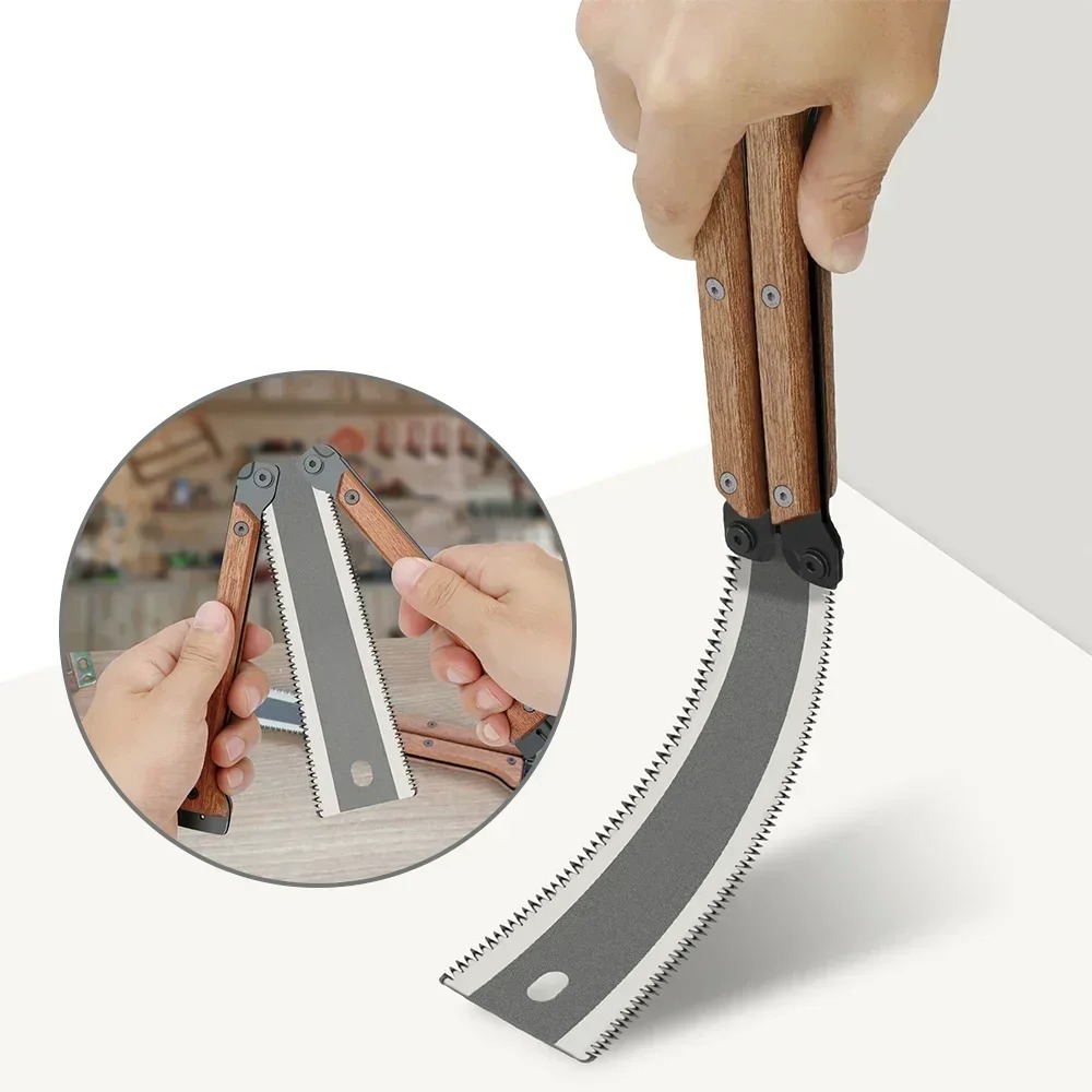 Smart Garden Edging - Sierra de mano plegable de doble