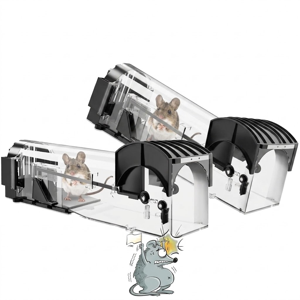 Smart Garden Indoor - Trampa para ratones reutilizable, con sistema