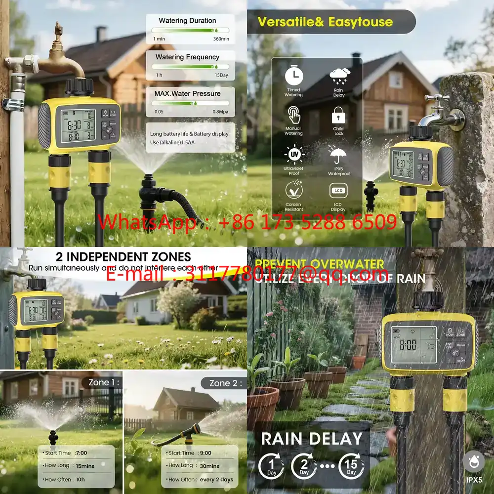 Smart Garden System - WAP01 Temporizador de Riego para Jardín