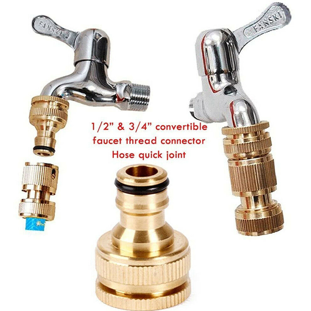 Smart Garden Tap - Conector de latón para grifo, adaptador