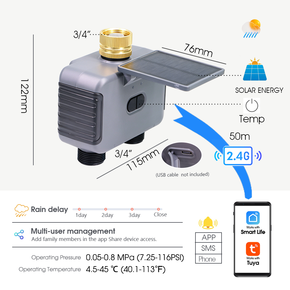 Temporizador de Riego Intelige - Smart Garden Tap reseña y precio