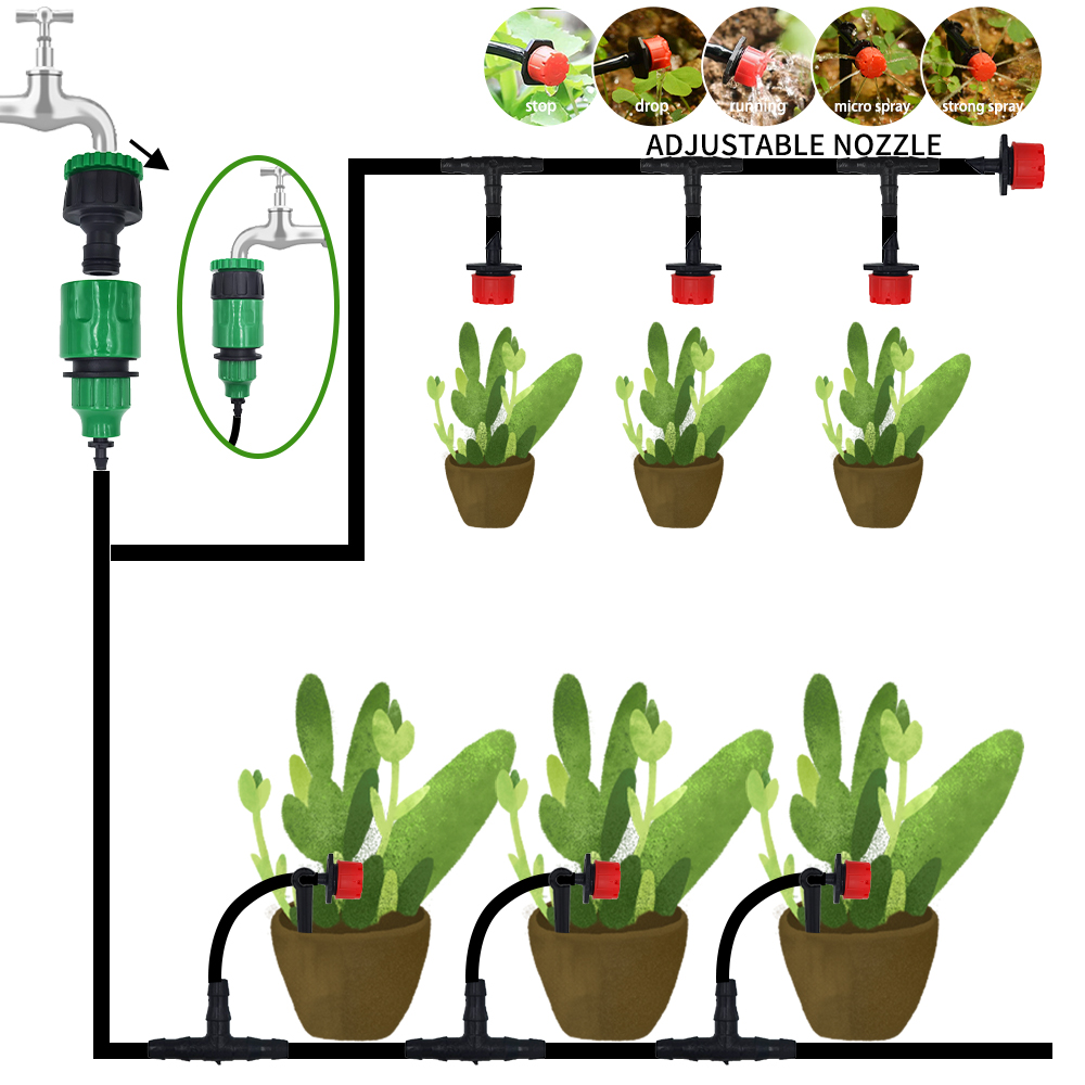 Sistema de riego por microgote - Smart Garden Irrigation System reseña y precio